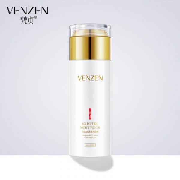 Refreshing facial toner Venzen Six Peptide Moist Toner with six peptides 120 ml